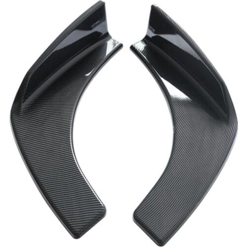 Carbon Fiber Front Deflector Spoiler Splitter Diffuser Bumper Lip Universal