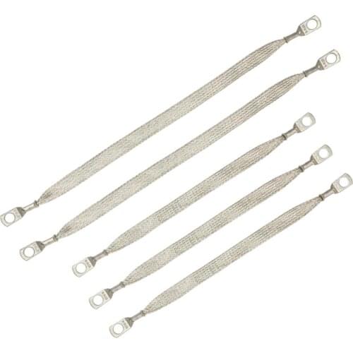 NIVERSAL ENGINE GROUND STRAP 5 PC TRUCK/CAR SET 3-10" AND 2-13