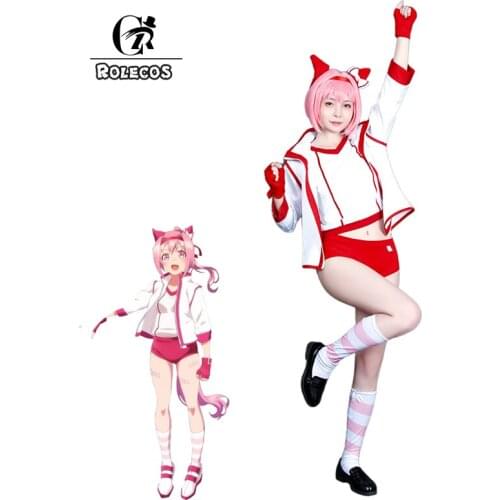 ROLECOS Anime Uma Musume Pretty Derby HaruUrara Cosplay Costume Women Summer Sports Uniform Full Set