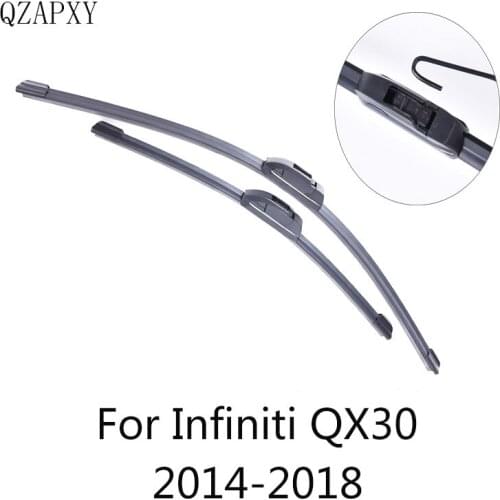QZAPXY Wipers Blade For Infiniti QX30 from 2014 2015 2016 2017 2018 Windscreen wiper Wholesale Car Accessories