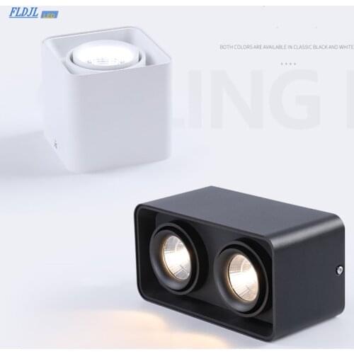 Dimmable surface mounted LED downlight 10W15W20W30W COB LED ceiling spotlight AC110-220V LED indoor lighting