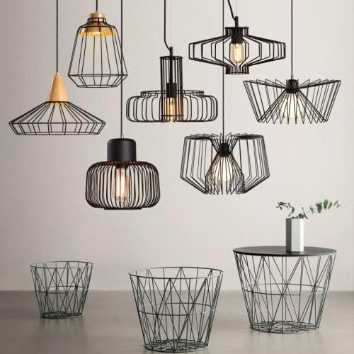 New Loft Vintage Pendant Lights Lamp with E27 edison Bulbs light fixtures Nordic Retro Industrial Style Pendant lighting 220V