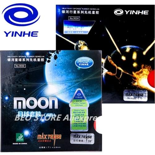 Yinhe Moon SPEED Max Tense No Factory Tuned pips in Table Tennis Rubber With Sponge for Ping Pong Racket
