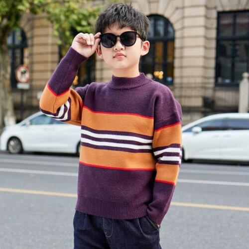 Boys Sweater Kids Outwear Tops Jackets 2021 Soft Fleece Thicken Warm Winter Autumn Costume Teenage Children Clothing