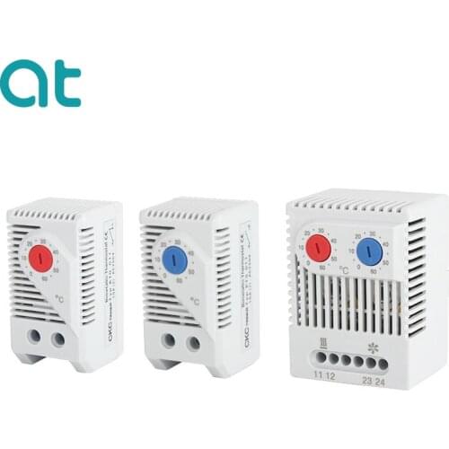 1pcs Cabinet Mini Thermostat Normally Open/Normally Closed Compact Mechanical Temperature Controller