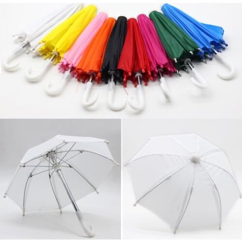 10 Colors Mini Umbrella Rain Gear for 1/3 BJD Dolls and 16 18-Inch Doll Accessories Toy Dolls&Accessories