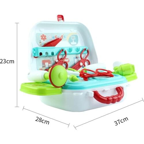 Single shoulder bag 15 PCS simulation medical suitcase children play educational toys