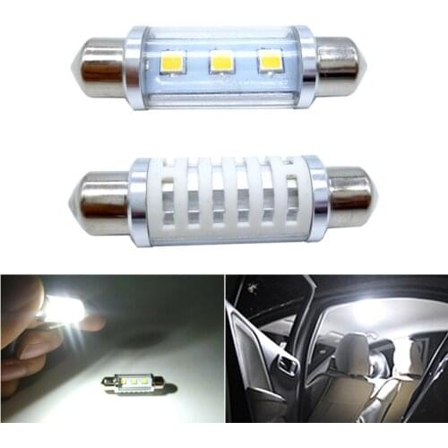 2x C5W LED CANBUS Bulb Festoon 31mm/36mm/39mm/41mm Car Interior Lights For VW Passat B5 B6 B7 CC Golf 4 5 6 7 GTI Beetle Polo