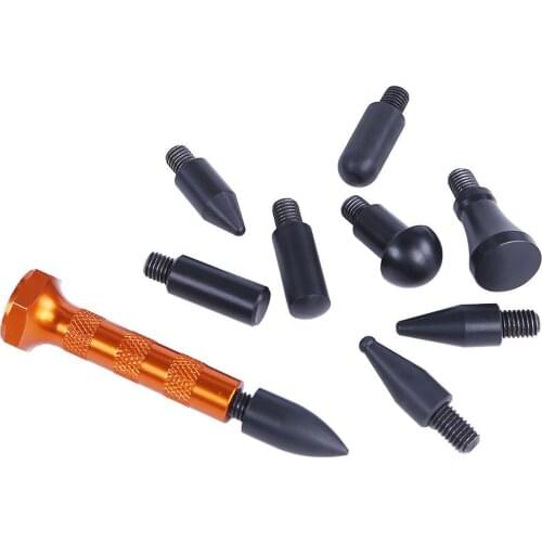 50% HOT SALES!!!10Pcs Paintless Dent Removal Repair Tools 9 Heads Tap Down Pen Set Accessory
