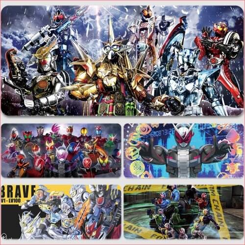 800x300mm Anime Kamen Rider Mouse pad Gaming Mat Computer Desk Padmouse keyboard Mouse Accessories Rubber Pad Christmas gift