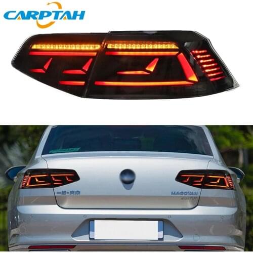 Car Styling Tail Lights Taillight For Volkswagen Passat 2017 - 2019 B8 Rear Lamp DRL + Dynamic Turn Signal + Reverse + Brake LED