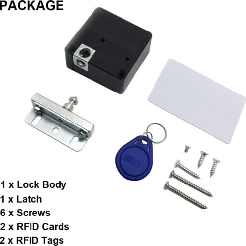 Free Shipping Home Office Electronic Invisible Reader Hidden Rfid Drawer Locker Cabinet Lock