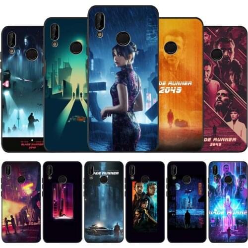 Blade Runner 2049 black soft Phone Case for huawei P40 P30 P20 P10 Pro lite P9 Lite nova 4E 6SE Psmart 2019 Y6 9 Prime
