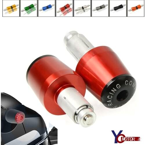 CNC Handlebar Grips Bar Ends Cap Slider Motorcycle Accessories for Ducati Monster 821 696 795 797 2013- 2016 2017 2018 2019 2020