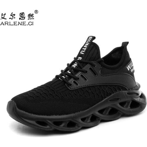 Hot Sale Running Shoes Men Mesh Breathable Cushioning Men Trainers Shoes Lightweight Sneakers Outdoor Sport Shoes Zapatos Hombre