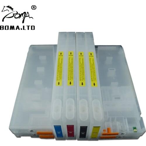 7880 9880 Show ink Level Chip Empty Refillable Ink Cartridges For EPSON Stylus Pro 7880 9880 Printer T6041-T6047 T604