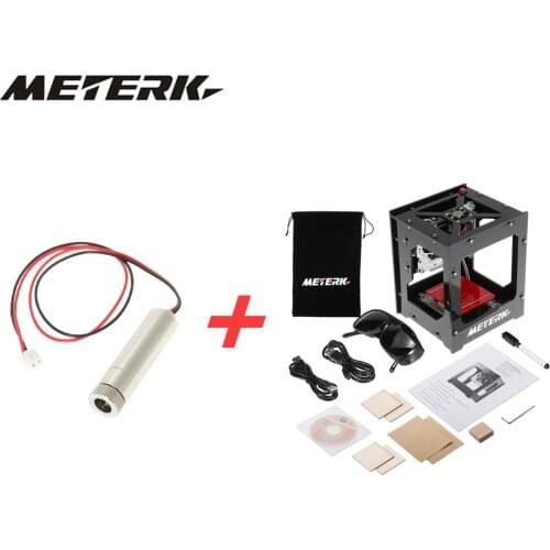 Meterk DK-8-KZ High Speed Mini USB Laser Engraver DIY Print Machine Off-line Operation + 1000mW 405nm Violet Light Laser Head