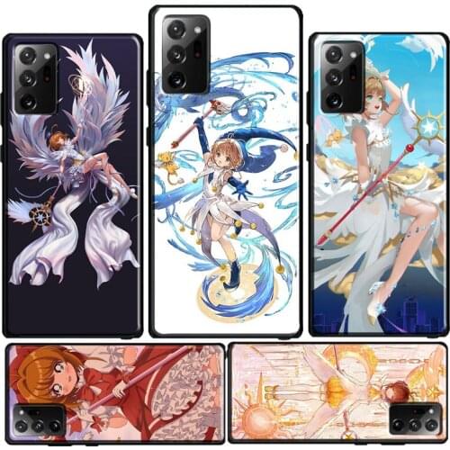 Cute Cardcaptor Sakura Case For Samsung Galaxy Note 20 Ultra Note 10 Plus S8 S9 S10 Plus S20 FE S21 Ultra Coque