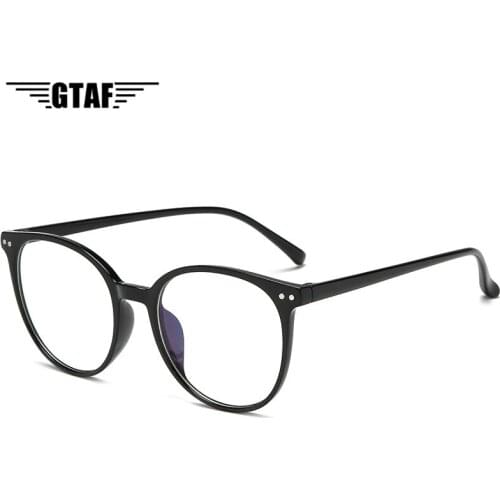 Anti-Blu-ray Glasses Ultralight Round Frame Glasses Computer Game Glasses Fashionable Womens Glasses Improve Comfort UV400