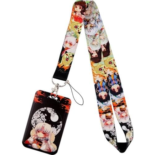PF978 Anime Cute Lanyard For Keychain ID Card Cover Pass student Mobile Phone USB Badge Holder Key Ring Neck Straps Accessories