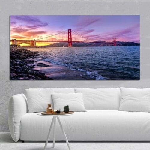 Big Size City Building Landscape Posters Canvas Painting Abstract Home Decor Scenery Prints Wall Art Pictures For Living Room