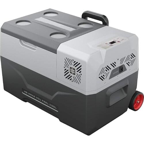 C30 Portable Refrigerator 32 Quart(30 Liter) with Trolley Vehicle, Car, Truck, RV, Boat, Mini Fridge Freezer