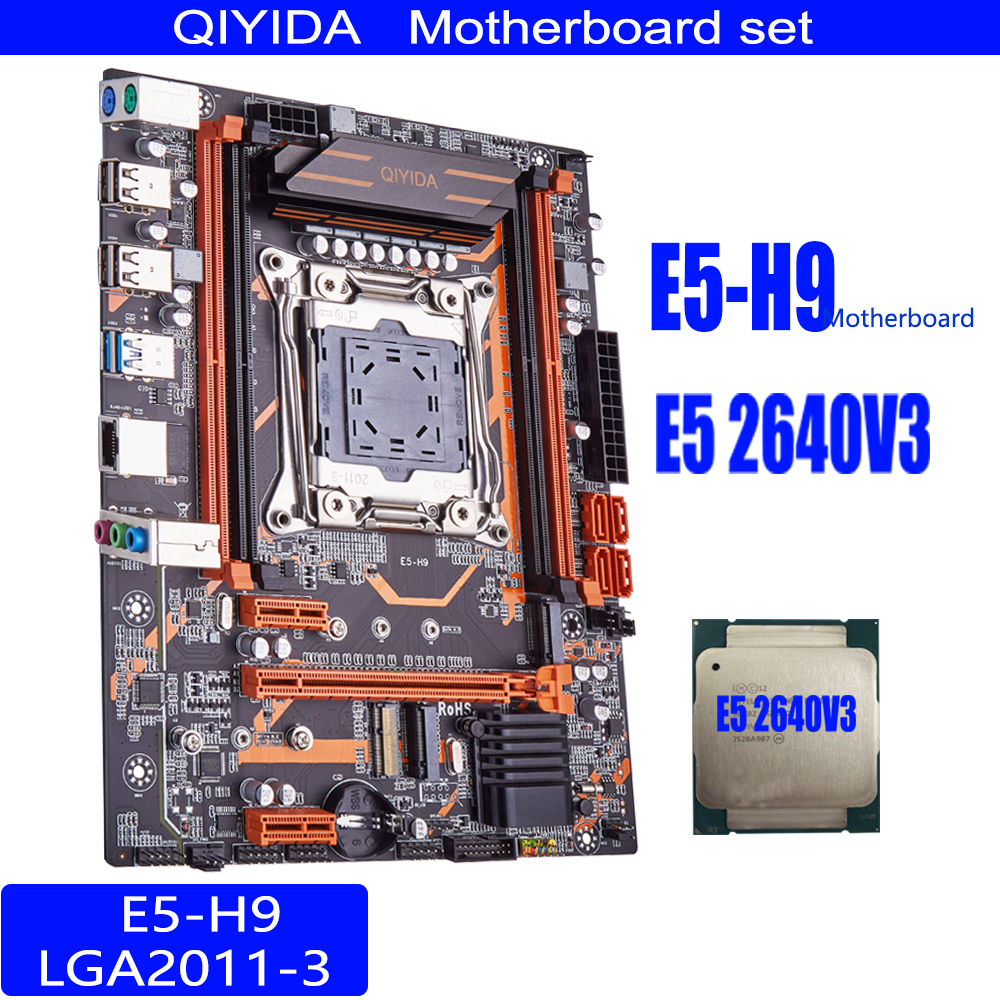 Qiyida X99 Motherboard Set with Xeon E5 2640 V3 LGA2011-3 CPU