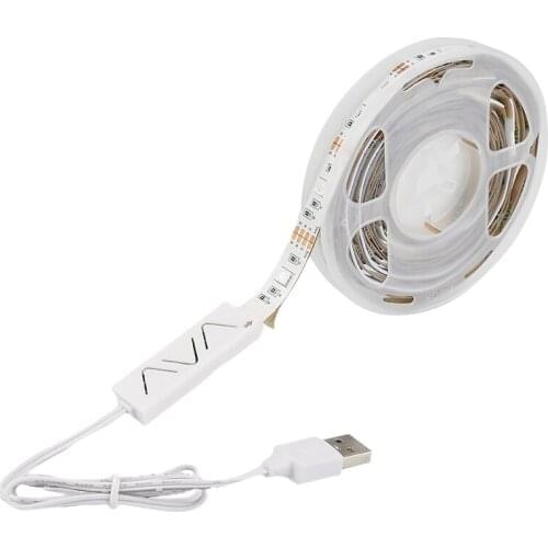 LED Strip 5050 2835 RGB Strip LED Light Flexible Ribbon Stripe Diode Tape Controller Adapter TV Computer Decorative Light Strip