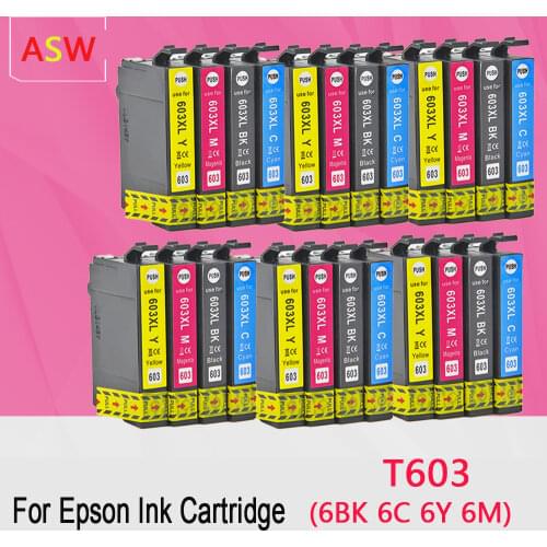 For Epson 603 603XL T603XL E-603XL Compatible Ink Cartridge Replacement For Deskjet WF-2810DWF WF-2835DWF WF-2850DWF Printer