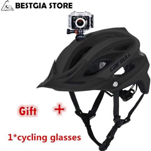 CAIRBULL MTB DVR Bicycle Helmet Sports&Action Video Camera Installable Cycling Helmet Mountain OFF-ROAD Bike Helmet BMX Casco