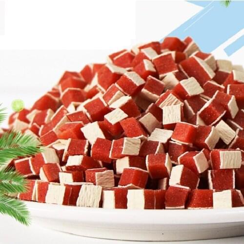 Snack for dogs fresh Chicken Breast Salmon Nugget Universal Nutrition Healthy Dog Food Clean Teeth Training reward Snack for dog