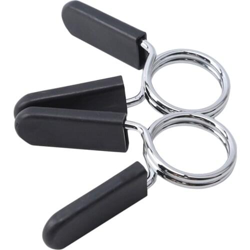 Barbell Lock 2Pcs 30mm Barbell Gym Weight Lifting Bar Dumbbell Lock Clamp Spring Collar Clips Sporting Accessories Sport Safety