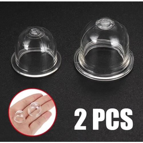 2pcs White Chainsaws Fuel Pump Bulb 19-22mm Carburetor Oil Bubble Primer Bulb Garden Carburetons Tool Parts