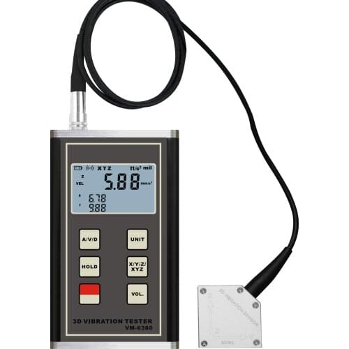 LANDTEK 3-Axis Accelerometer X. Y. Z Digital Vibration Meter Tester VM-6380