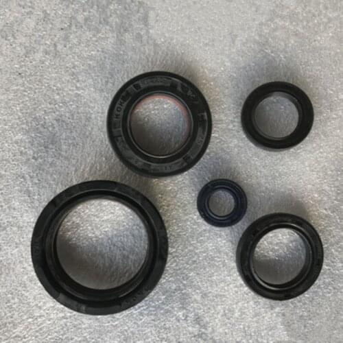 5 Pcs Motorcycle Full Complete Engine Oil Seal Rubber Gear Shaft Seal For Yamaha DT230 DT 230