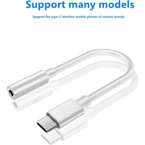 Adaptador de Cable de auriculares tipo C a 3,5mm, USB-C macho a 3,5mm, audio analógico, AUX, conector hembra para Xiaomi y huawe