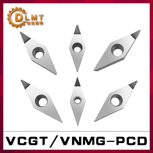 1pc VCGT VNMG PCD Diamond Inserts VCGT110302 PCD VCGT110304 PCD VCGT160402 PCD VCGT160404 PCD VNMG160402 PCD VNMG160404 PCD