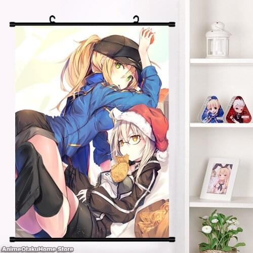 Anime Fate/Grand Order Mysterious Heroine X HD Wall Scroll Girls Beautiful Persona Print Painting Poster Decor Art Gift 60*90cm