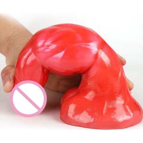 BDSM Huge Spiral Jackal Hanging Blue Penis Anal Plug With Suction Cup Anus Orgasm Huge Dildo Animal Butt Plug Sex Toys