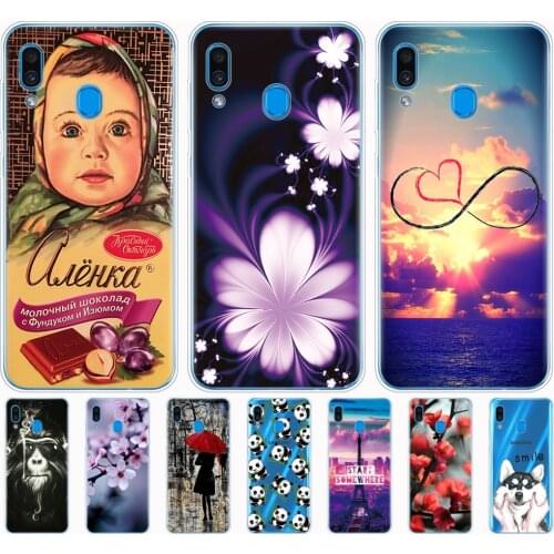 For Samsung Galaxy A30 Phone Case Samsung A30 Cover Samsung Galaxy A30 A 30 SM-A305F A305F A305 Case bumper Silicone Soft TPU
