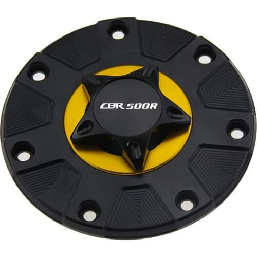For HONDA CBR 500R CBR500R CBR500 R 2016-2018 CNC Aluminum Keyless Motorcycle Accessories Fuel Gas Tank Cap Cover