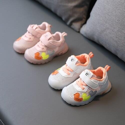 Baby First Walkers Breathable Soft Bottom Toddler Sneakers Summer Autumn Mesh Kids Casual Shoes for 0-3 Years SBB009