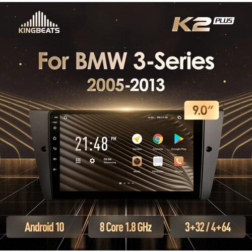 KingBeats Android 10 Octa-Core head unit HU 4G in Dash Car Radio Multimedia Video Player Navigation GPS For BMW 3-Series E90 E91 E92 E93 2005 - 2013 no dvd 2 din Double Din Android Car Stereo 2din