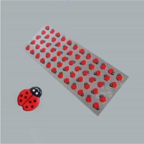 Adhesive Ladybug Sticker 60lı Sewing.The Ladybugs Handmade Ornament Decor хна для мехенди henna bride veil welon