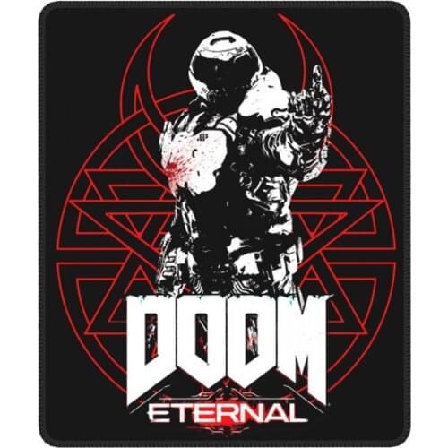 Doom Eternal Awesome Mouse Pad Waterproof Mouse Mats Natural Rubber PC Table Decoration Cover