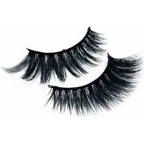 Flash girl FG 015 1pair3D Mink natural and thick full strip false Eyelashes