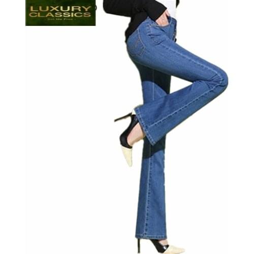 High 2021 Waist Autumn Jeans Boyfriends Women Plus Size Jean Pants Female Streetwear Elegant Casual Denim Trousers LWL491