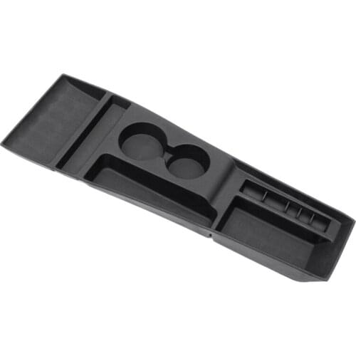 Car Center Console Armrest Box Storage Box Cup Holder For Tesla Model X / S 2012 2013 2014 2015 2016 2017