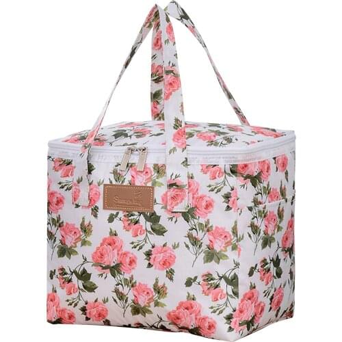 Portable Thermal Lunch Bags Women Kids Insulated Cooler Tote Picnic Food Container Student lunch box bag Fresh Keeping Ice Pack