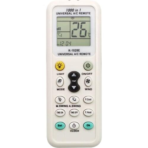 1000 in 1 Universal Wireless Remote Control K-1028E AC Digital LCD Remote Control for Air Conditioner